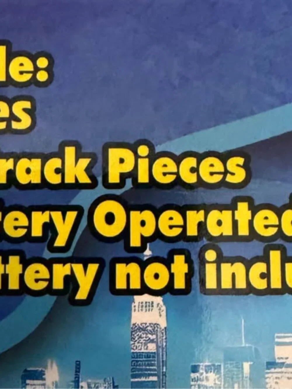 2 sets of building car tracks